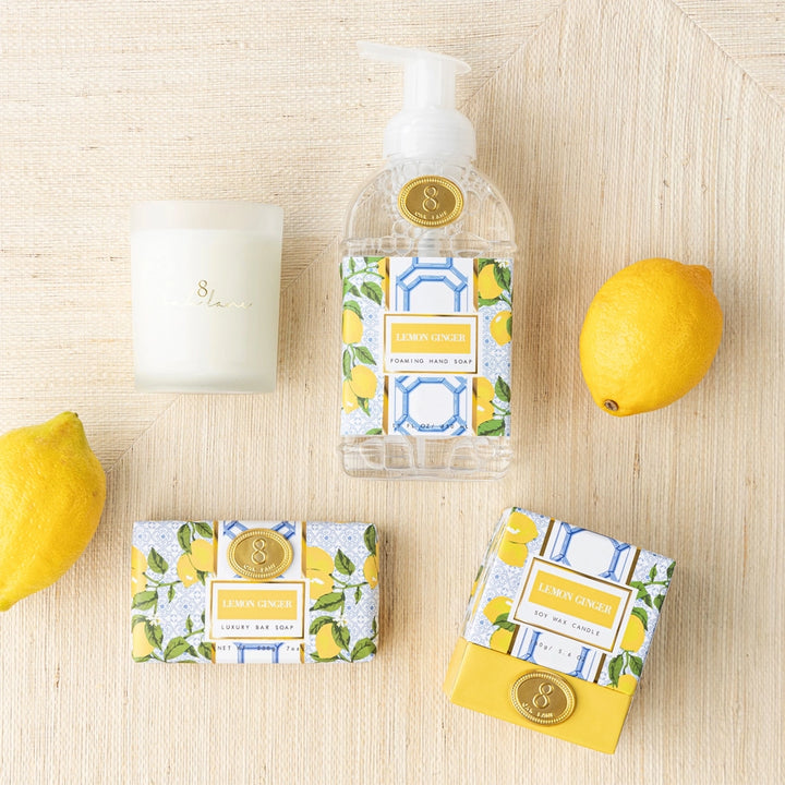 Lemon Ginger Wrapped Bar Soap, 7oz
