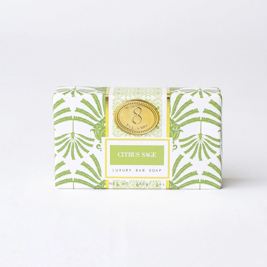 Citrus Sage Wrapped Bar Soap, 7oz