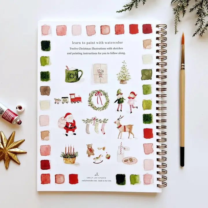 Watercolor Painting Workbooks, Step-by-Step Art Books