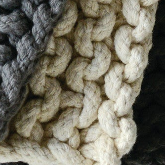 Cotton Crocheted Pot Holder, 8"