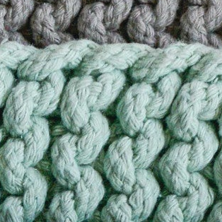 Cotton Crocheted Pot Holder, 8"