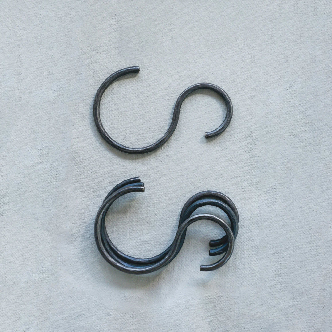 Hand-Forged Iron S-Hook 6"