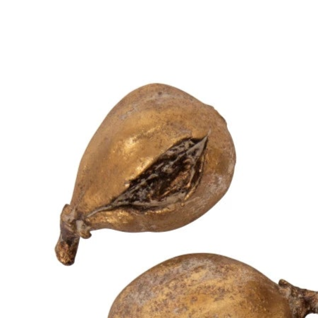 Antique Gold Resin Figs