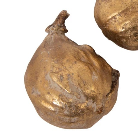 Antique Gold Resin Figs