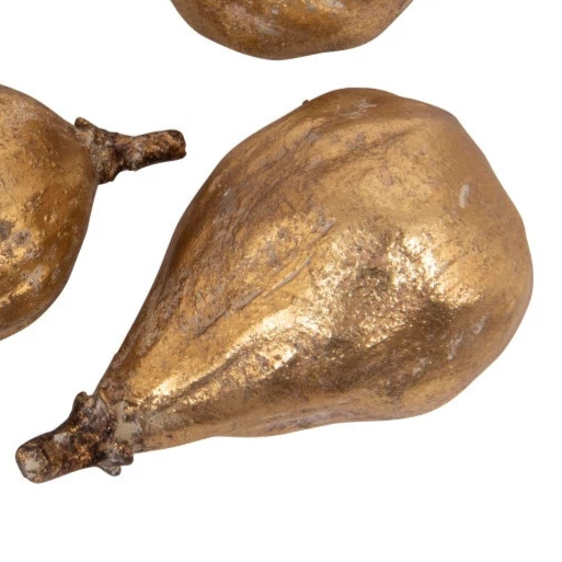 Antique Gold Resin Figs