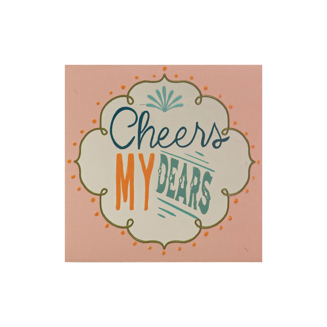 "Cheers My Dears" Safety Matches