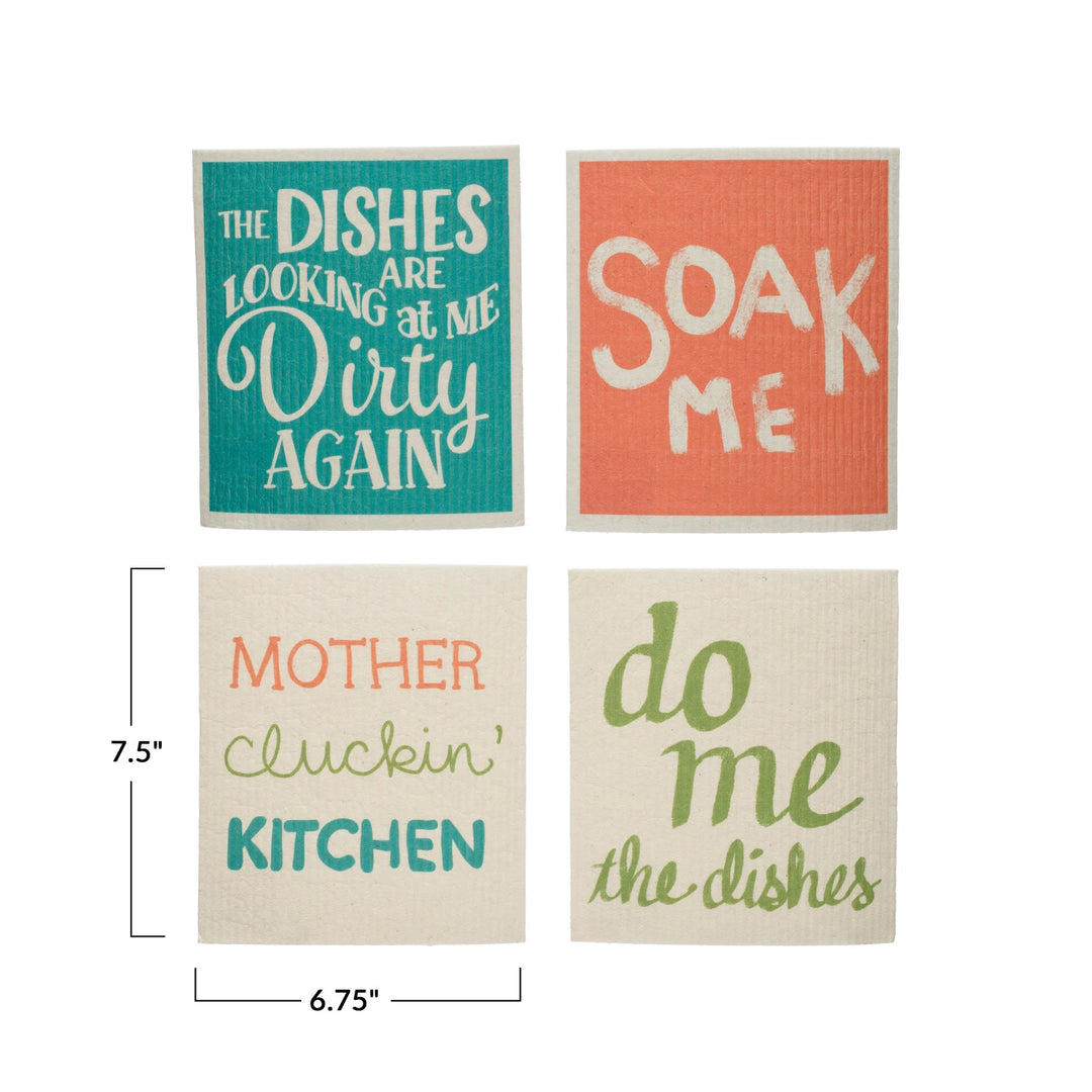 Reusable Sponge Cloths