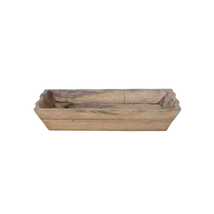 Mango Wood Tray + Scalloped Edge