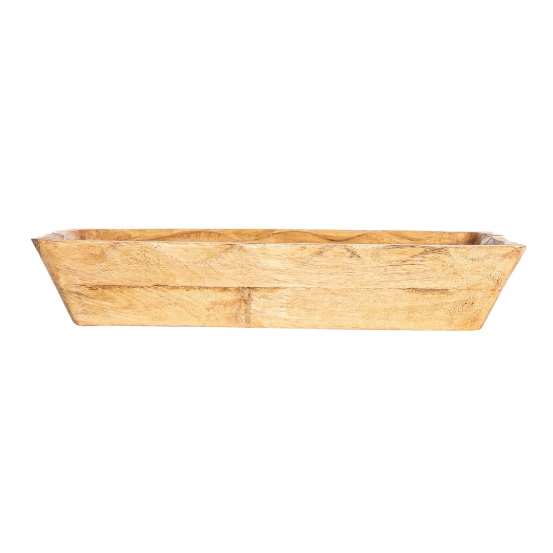 Mango Wood Tray + Scalloped Edge