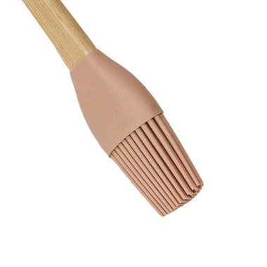 Mini Silicone &amp; Beech Wood Kitchen Utensils, Neutral Cooking Tools