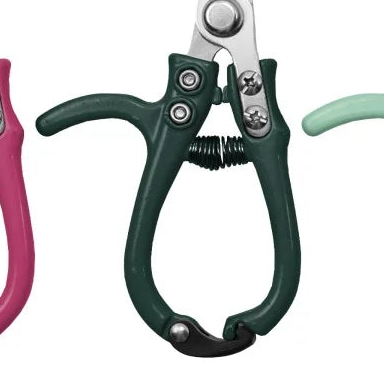 Carbon Steel Garden Pruning Shears, Enameled Handle