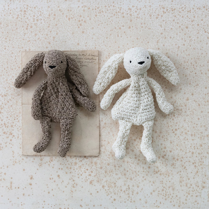 Knit Bunny, Chenille Toy