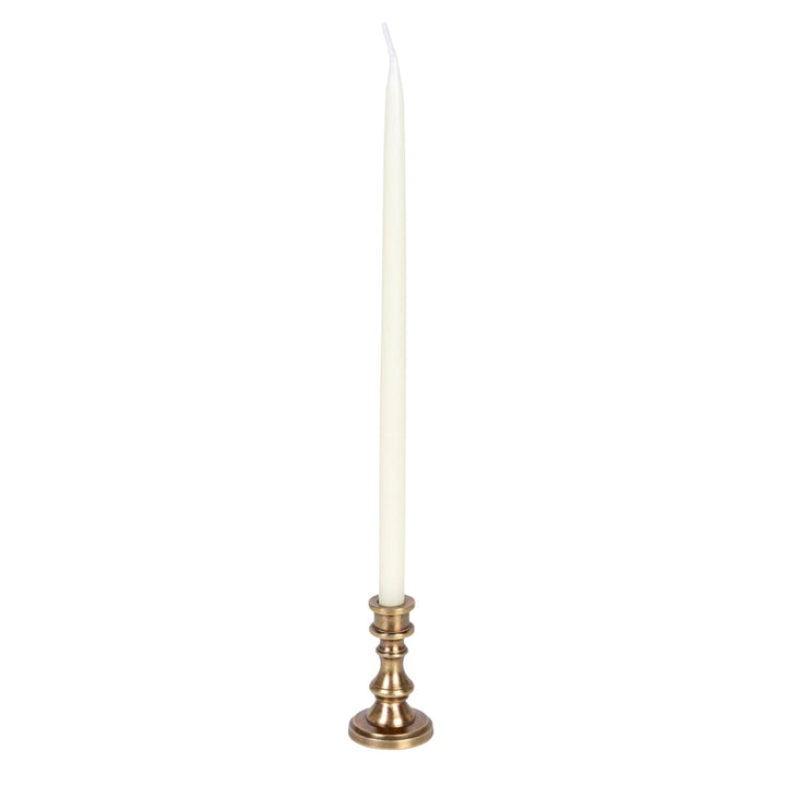 Antique Brass Finial Taper Holder