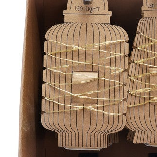 LED Paper Lantern String Lights – 86” Decorative Lights