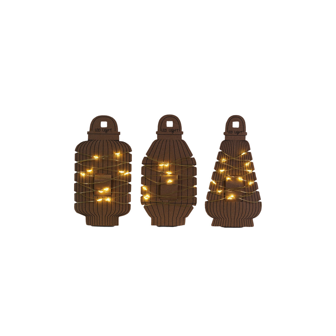 LED Paper Lantern String Lights – 86” Decorative Lights