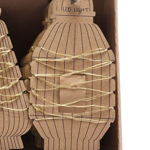LED Paper Lantern String Lights – 86” Decorative Lights