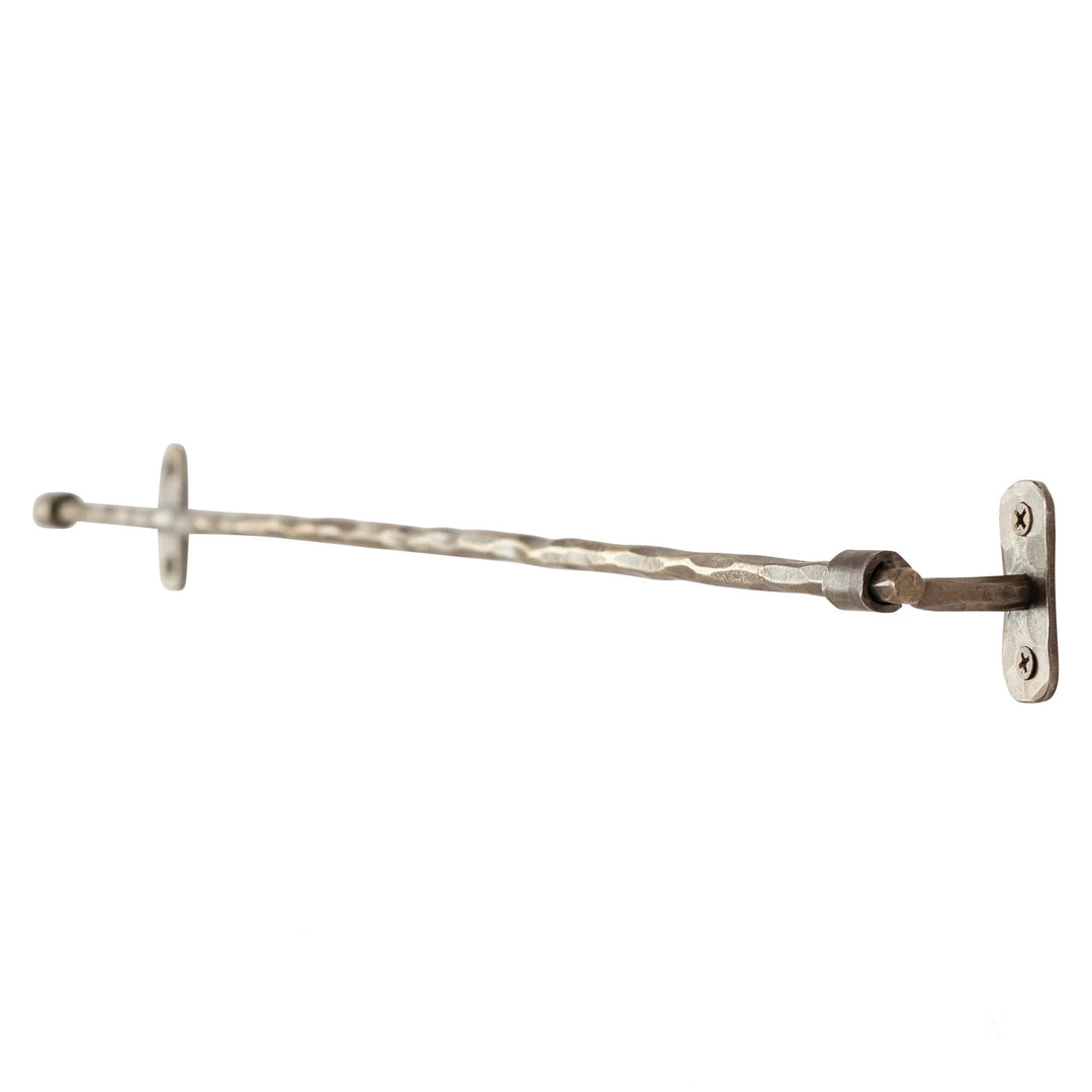 Hand-Forge Stainless Steel Wall Rod, Antique Brass Finish