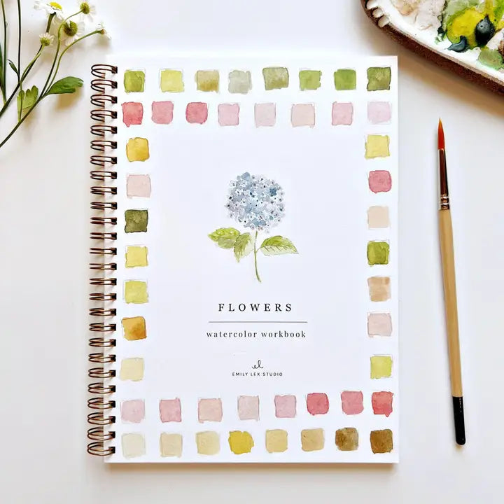 Watercolor Painting Workbooks, Step-by-Step Art Books