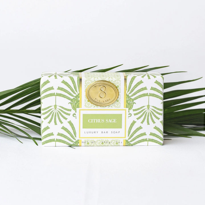 Citrus Sage Wrapped Bar Soap, 7oz