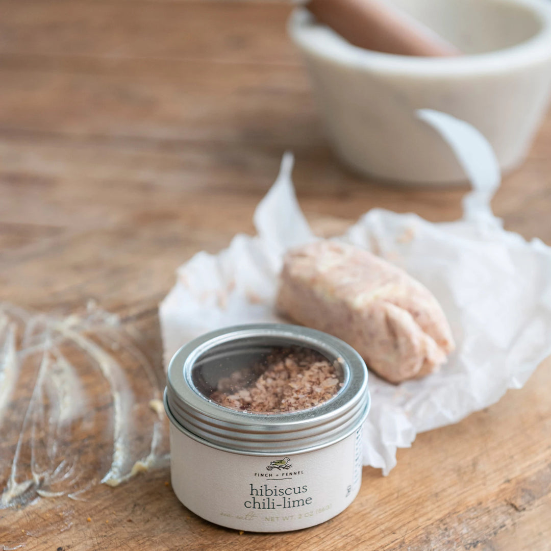 Finch + Fennel Hibiscus Chili-Lime Sea Salt, 2oz