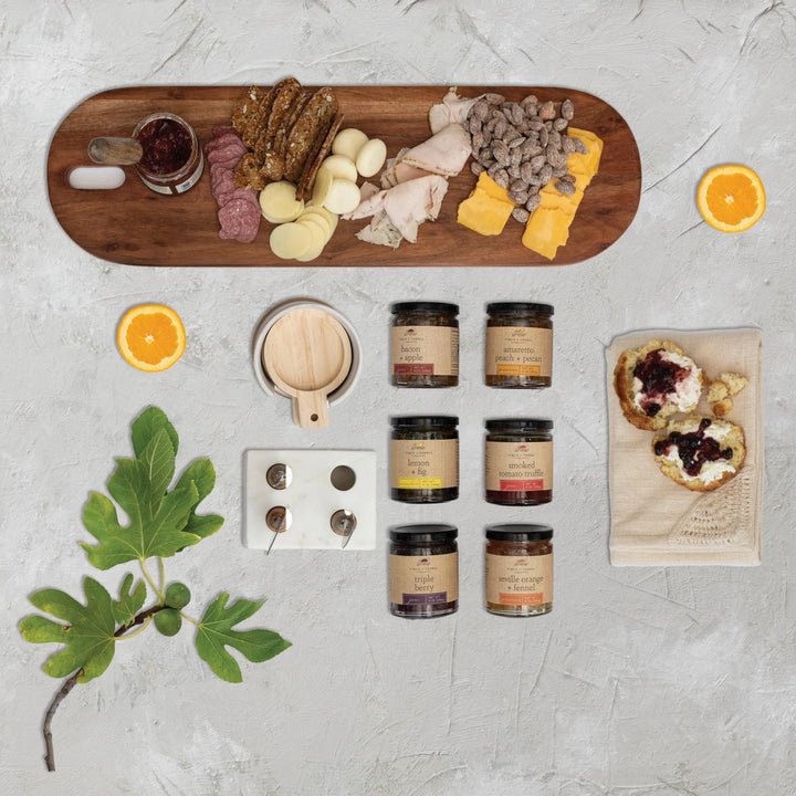 Finch + Fennel Amaretto Peach + Pecan Preserves, 9 oz