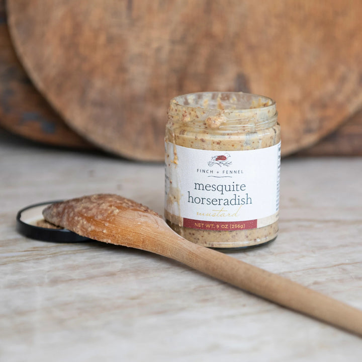 Finch + Fennel Mesquite Horseradish Mustard, 9oz