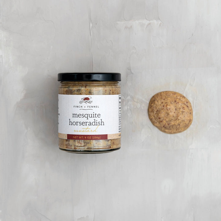 Finch + Fennel Mesquite Horseradish Mustard, 9oz