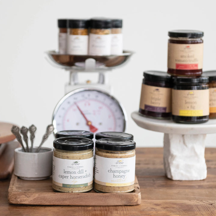 Finch + Fennel Champagne Honey Mustard, 9oz