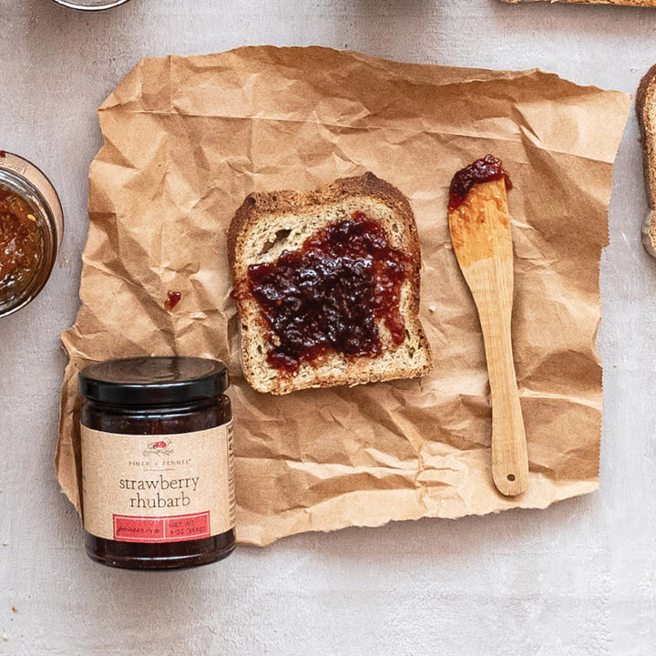 Finch + Fennel Strawberry Rhubarb Preserves, 9 oz