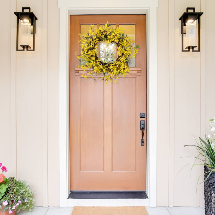 24" Forsythia + Twig Wreath