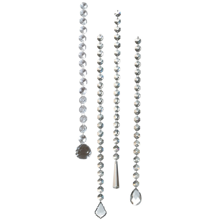 Crystal Drop Garland, 34"