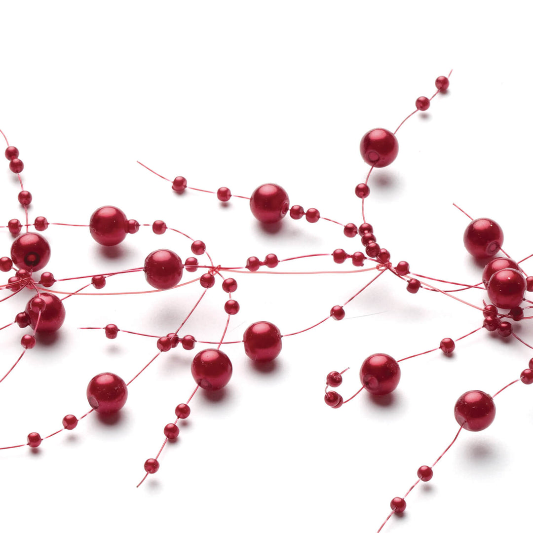 Red Bead Garland, 5&