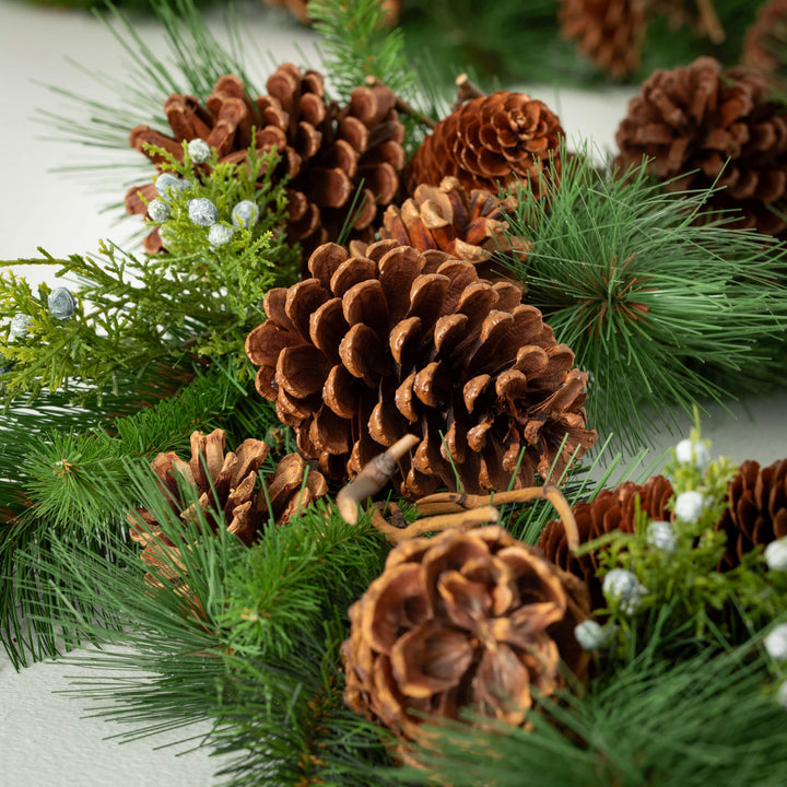 Lush Pine Pinecone Garland, 6&