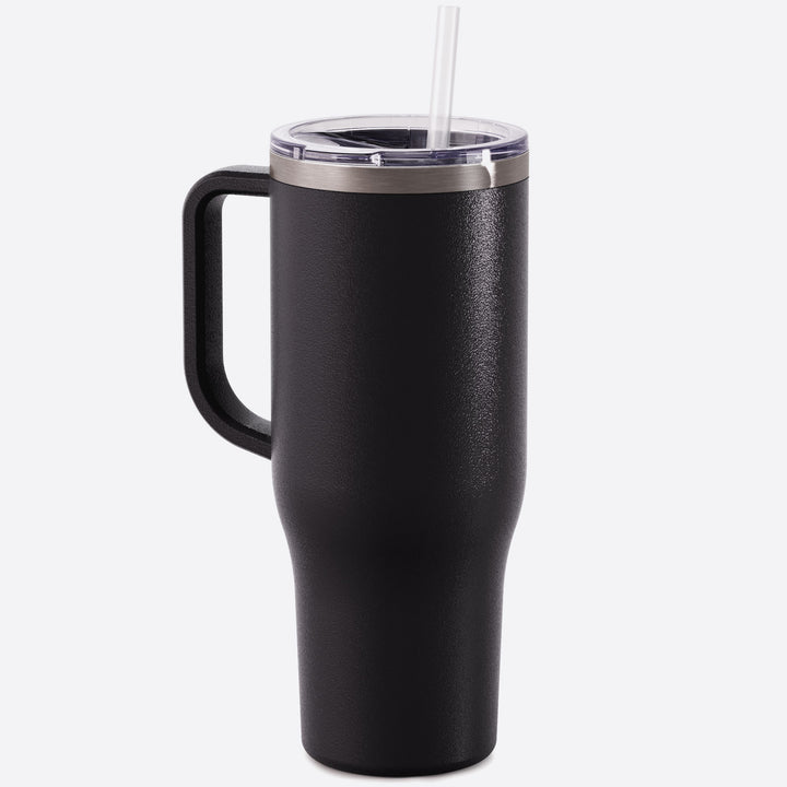 40 oz Tumbler with Handle, Screw Lid