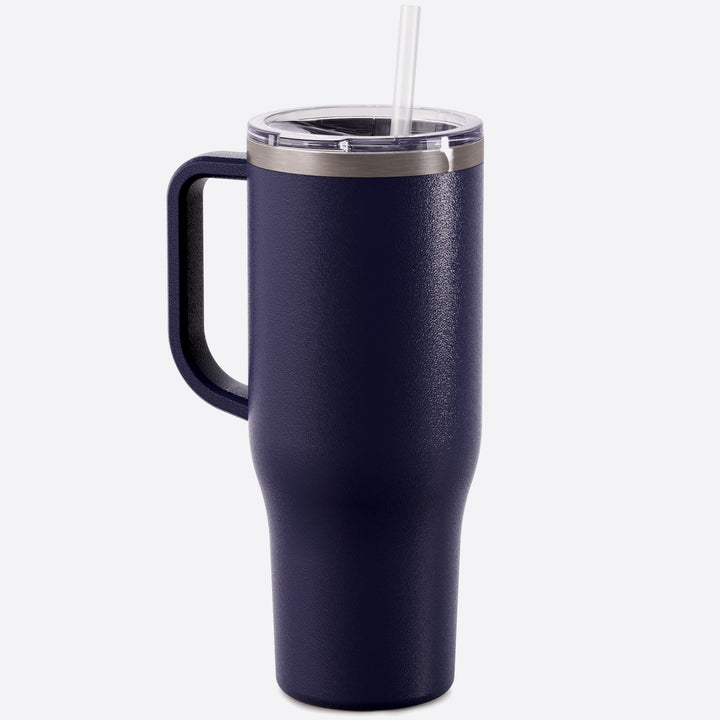 40 oz Tumbler with Handle, Screw Lid
