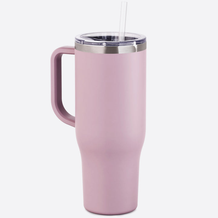 40 oz Tumbler with Handle, Screw Lid
