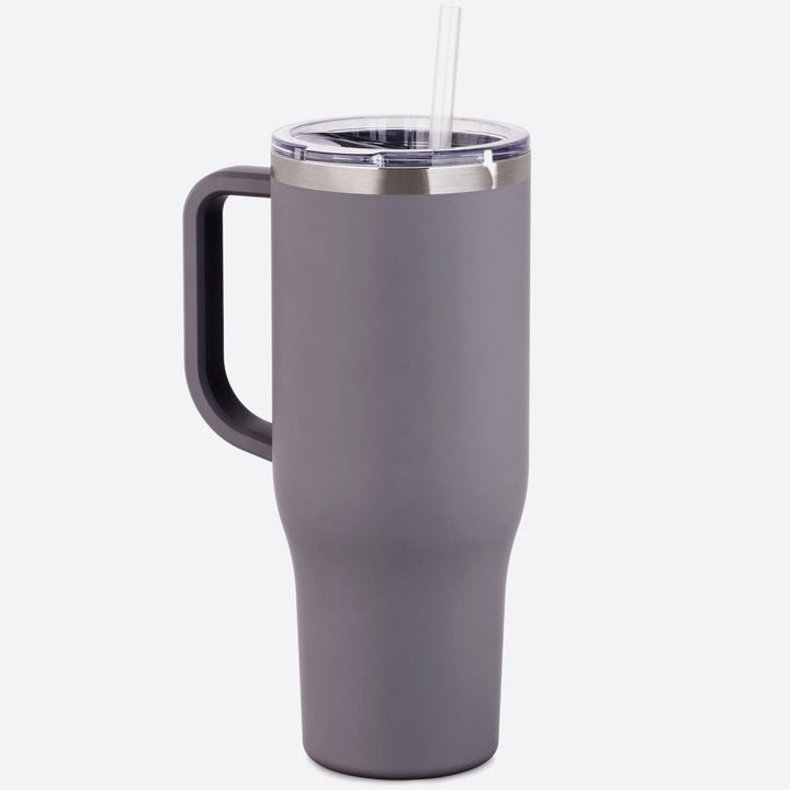 40 oz Tumbler with Handle, Screw Lid