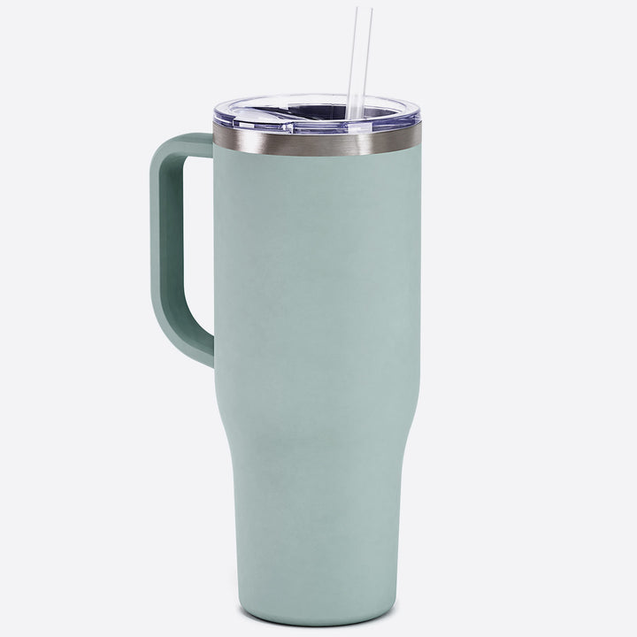 40 oz Tumbler with Handle, Screw Lid