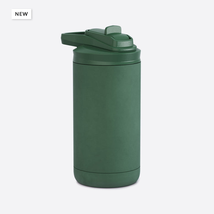 12oz Soft Matte Stainless Steel Tumbler with Sipper Straw Lid