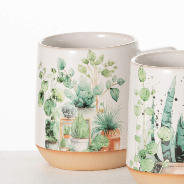 Green Thumb Plant Mugs