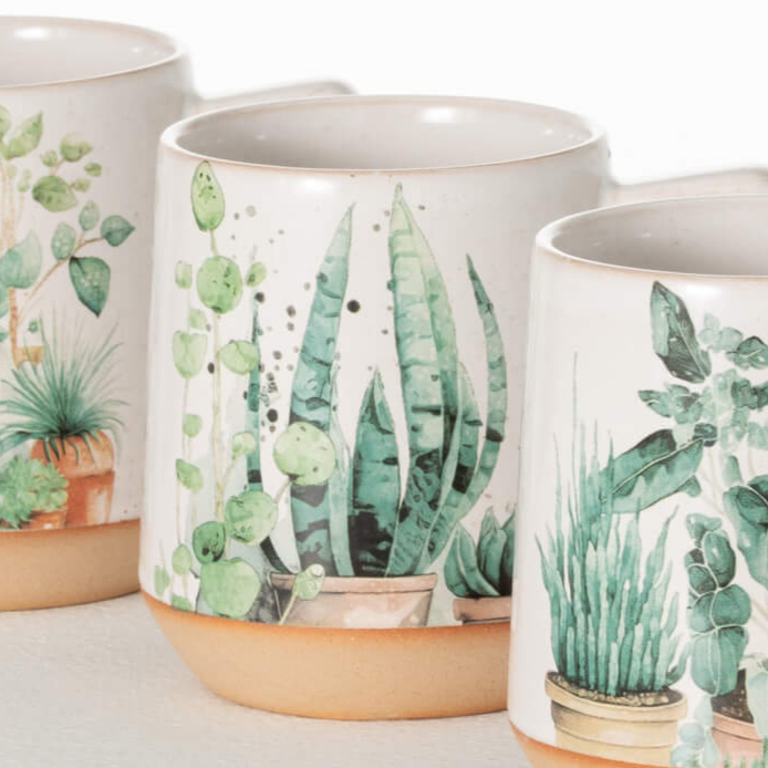 Green Thumb Plant Mugs