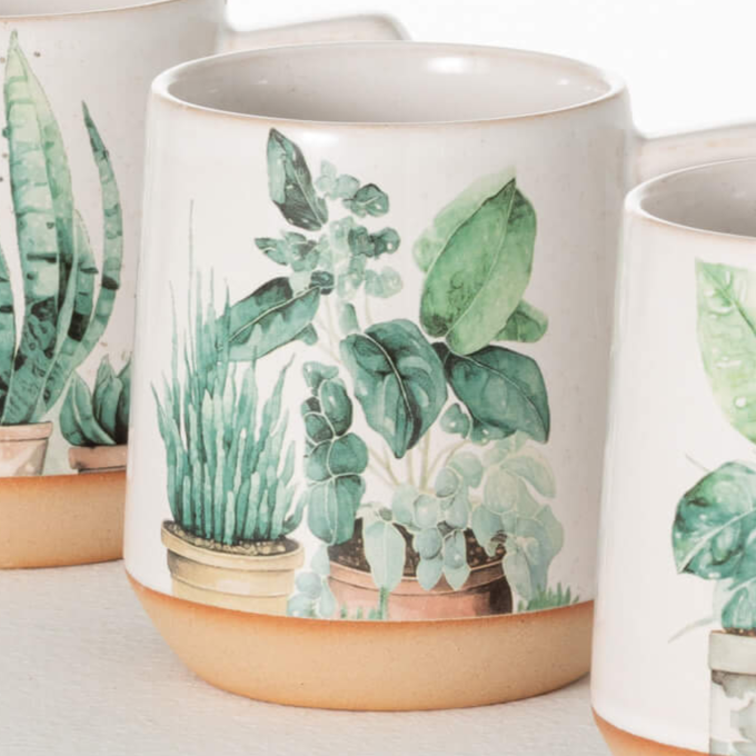 Green Thumb Plant Mugs