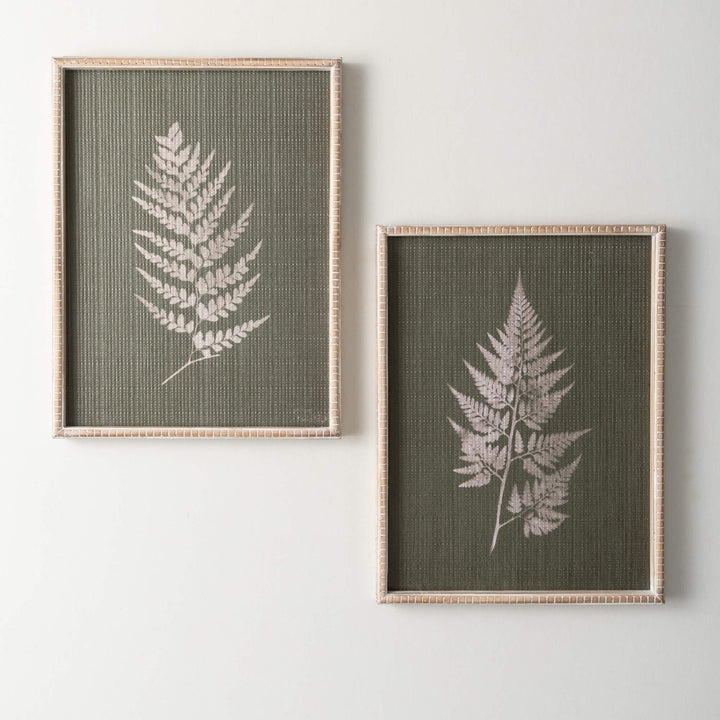 Fern Green Gray Wall Art