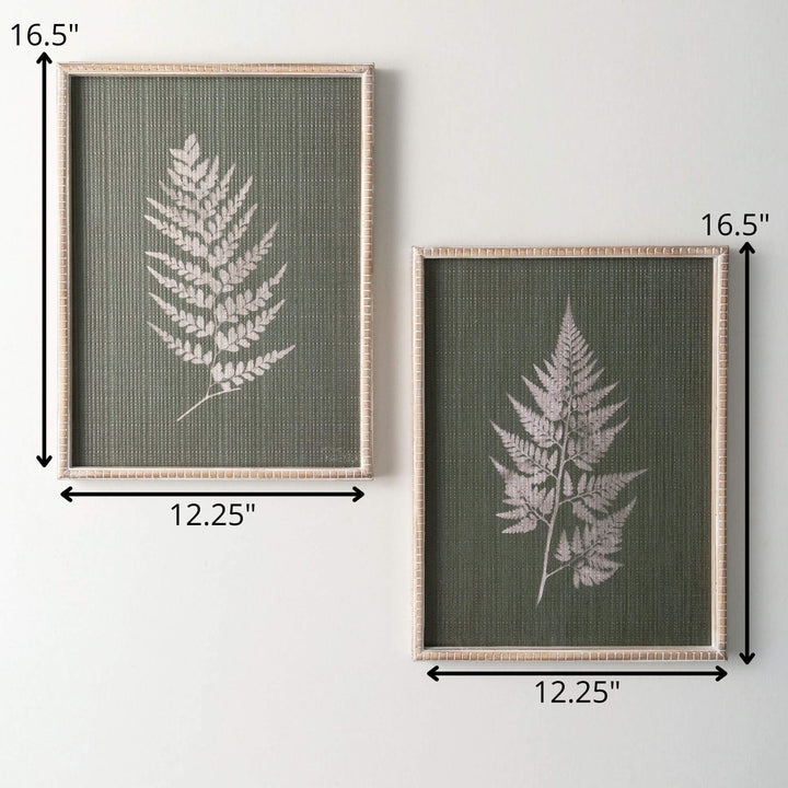 Fern Green Gray Wall Art