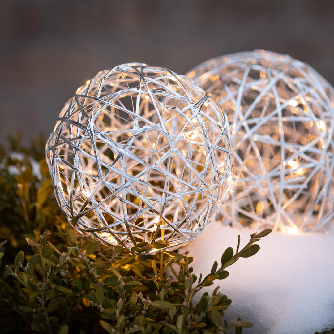 Lighted Hanging Globes