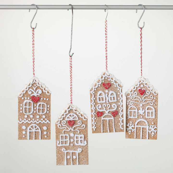 Gingerbread House Felt Ornaments