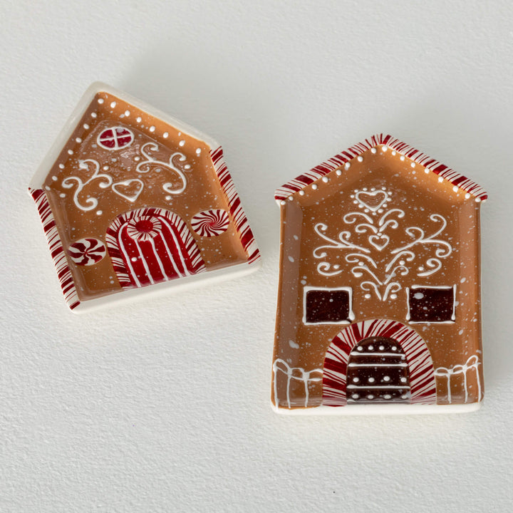 Gingerbread House Serving Plate, Ceramic