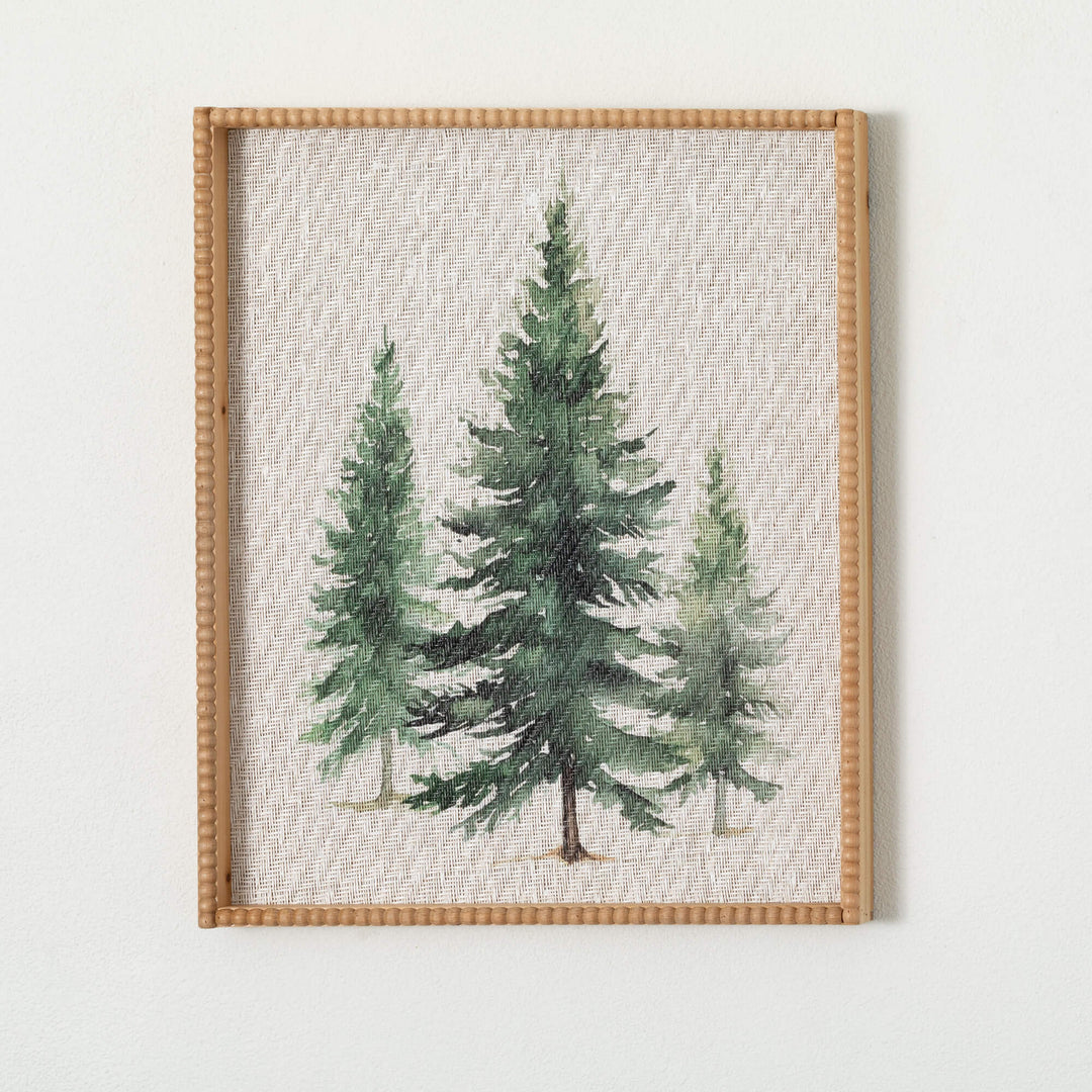 Pine Tree Watercolor Wall Art