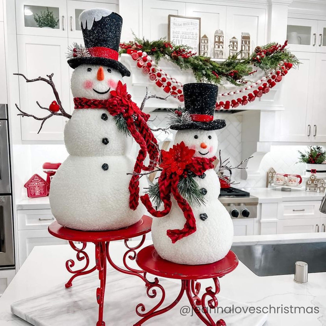 Rustic Red Tabletop Stands