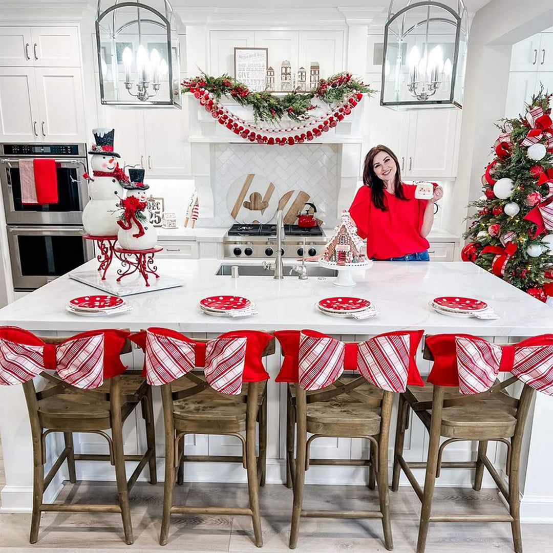 Rustic Red Tabletop Stands